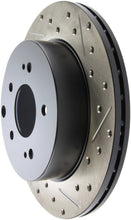 Load image into Gallery viewer, StopTech 06-09 Mitsubishi Eclipse (Exc Turbo) Slotted &amp; Drilled Left Rear Rotor