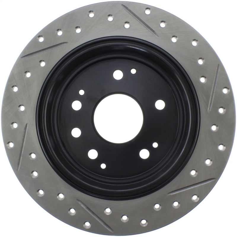 StopTech 99-03 Acura TL Slotted & Drilled Right Rear Rotor
