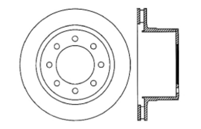 StopTech Drilled Sport Brake Rotor