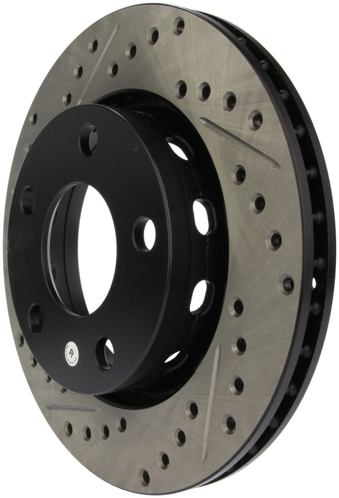 StopTech 2/99-02 Audi S4 Slotted & Drilled Right Rear Rotor