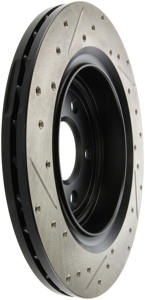 StopTech 06-08 Cadillac XLR-V SC / 06-09 Corvette (Z51) Rear Left Drilled & Slotted Rotor