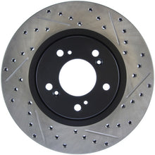 Load image into Gallery viewer, StopTech 99-04 Acura RL Left Front Slotted &amp; Drilled Rotor
