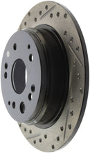 Load image into Gallery viewer, StopTech 99-03 Acura TL Slotted &amp; Drilled Right Rear Rotor