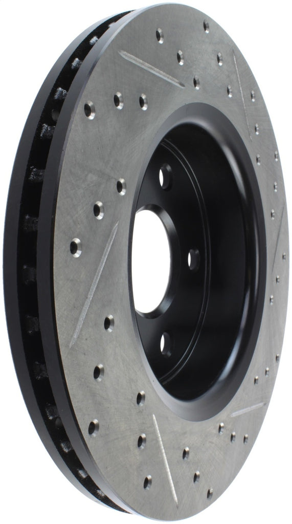StopTech 06-10 Jeep Commander / 06-10 Gr Cherokee (Exc SRT-8) Slotted & Drilled Front Right Rotor