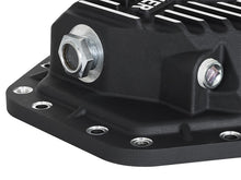 Load image into Gallery viewer, aFe Power Pro Ser Rear Diff Cover Black w/Mach Fins 2017 Ford Diesel Trucks V8-6.7L(td) Dana M275-14