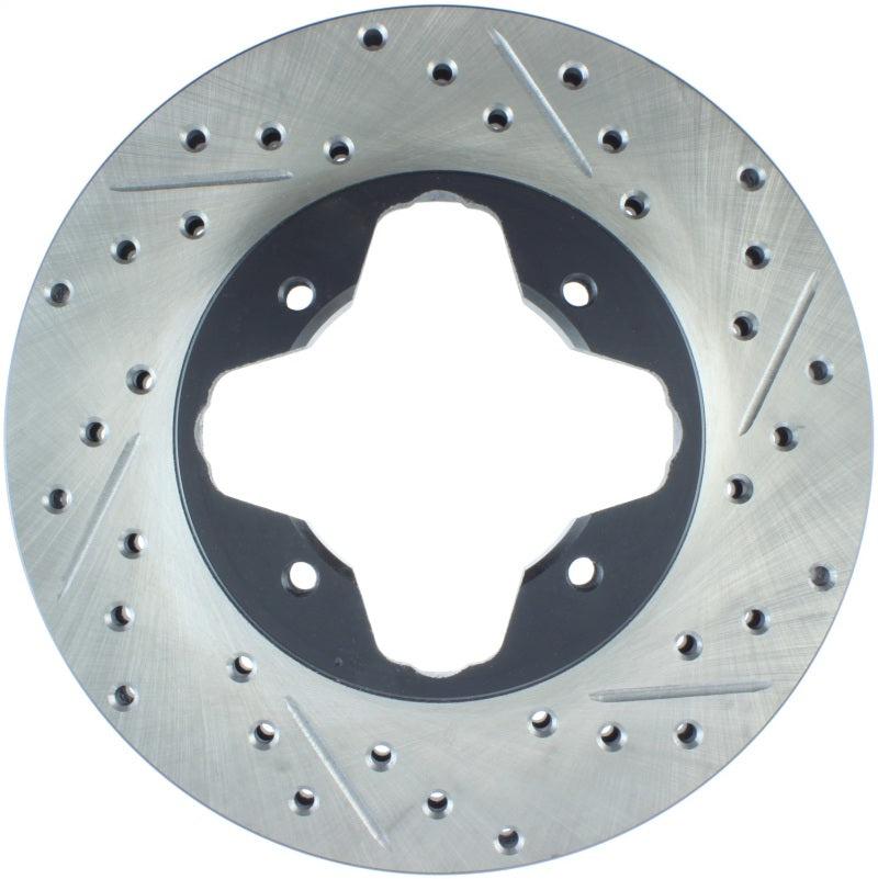 StopTech 97 Acura CL / 90-97 Honda Accord Coupe/Sedan Slotted & Drilled Left Front Rotor