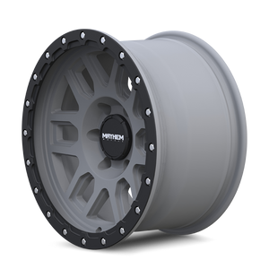 Mayhem 8304 Delta 20x9 / 5x127 BP / -12mm Offset / 78.1mm Hub Matte Gunmetal w/Matte Black Lip Wheel