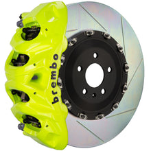 Load image into Gallery viewer, Brembo 17-20 F150 Raptor Front GT BBK 8 Piston Cast 412x38 2pc Rotor Slotted Type-1- Fluo. Yellow