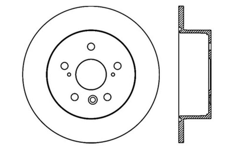 StopTech Drilled Sport CRYO Brake Rotor