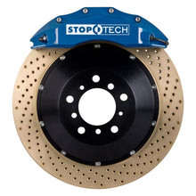 Load image into Gallery viewer, StopTech 02-06 Escalade/Avalanche Front BBK w/ Blue ST-60 Calipers Zinc Drilled 380x32mm Rotorr