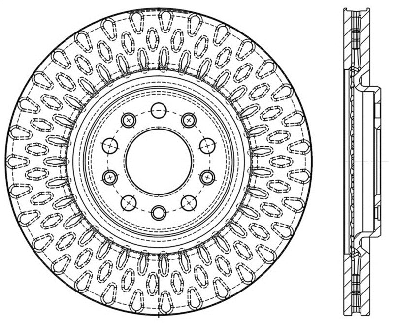 StopTech 14-16 Jeep Cherokee 2.4L/3.2L Front Right Slotted Sport Brake Rotor