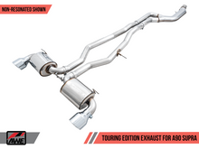 Load image into Gallery viewer, AWE Tuning 2020 Toyota Supra A90 Non-Resonated Touring Edition Exhaust - 5in Diamond Black Tips