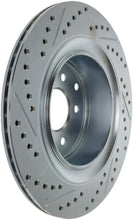 Load image into Gallery viewer, StopTech Select Sport 14-16 Infiniti Q60 Drilled and Slotted Rear Left Brake Rotor