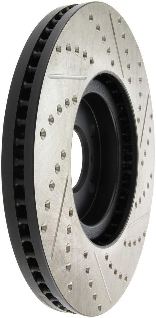 StopTech 07-08 Infiniti G35 / 08-09 G37 SportStop Slotted & Drilled Front Right Rotor