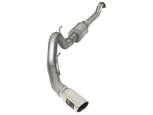 Load image into Gallery viewer, aFe Atlas Exhausts 4in Cat-Back Aluminized Steel Exhaust 2015 Ford F-150 V6 3.5L (tt) Polished Tip