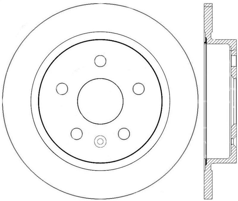StopTech Sport Drilled & Slotted Rotor - Rear Left