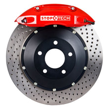 Load image into Gallery viewer, StopTech 06-10 Golf/Jetta Front BBK ST-40 Caliper Red 2pc Zinc Slotted 355x32mm Drilled Rotor
