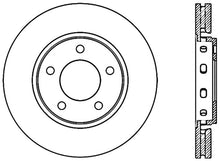 Load image into Gallery viewer, StopTech 01-07 Dodge Caravan Front Right Slotted Sport Brake Cryo Rotor
