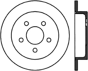 StopTech Power Slot 00-05 Monte Carlo / 97-03 Pontiac Grand Prix Rear Left Slotted CRYO-STOP Roto