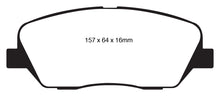 Load image into Gallery viewer, EBC 08-11 Kia Borrego 3.8 Redstuff Front Brake Pads