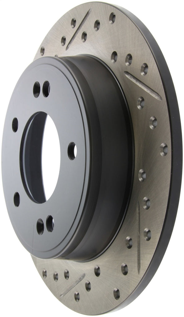 StopTech 11-16 Hyundai Elantra Slotted & Drilled Right Rear Rotor