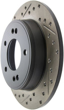 Load image into Gallery viewer, StopTech 11-16 Hyundai Elantra Slotted &amp; Drilled Right Rear Rotor