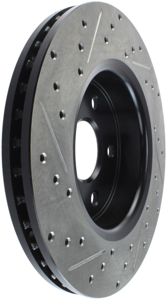 StopTech 06-10 Jeep Commander / 06-10 Gr Cherokee (Exc SRT-8) Slotted & Drilled Front Left Rotor