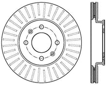 Load image into Gallery viewer, StopTech Sport Cross Drilled Brake Rotor - Rear Left