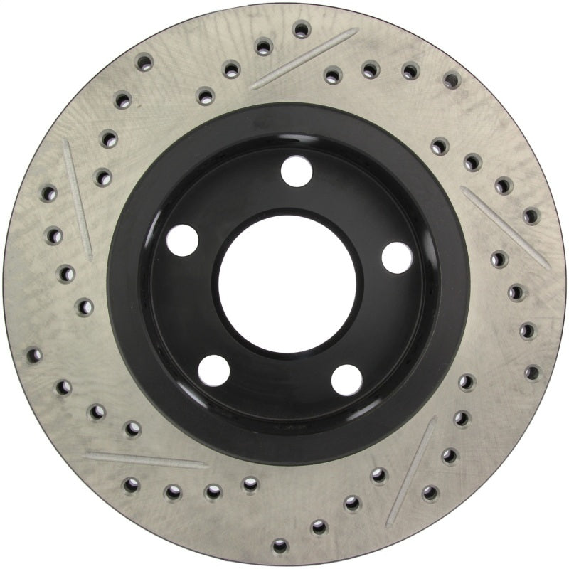 StopTech 2/99-02 Audi S4 Slotted & Drilled Left Rear Rotor