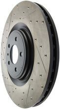 Load image into Gallery viewer, StopTech 13-14 Ford Mustang Shelby GT500 Front Right Slotted &amp; Drilled Sport Brake Rotor