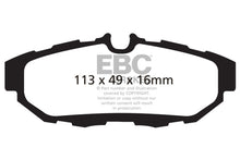 Load image into Gallery viewer, EBC 10-14 Ford Mustang 3.7 Redstuff Rear Brake Pads
