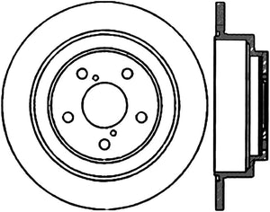 StopTech Power Slot 02-05 WRX CYRO Rear Left Rotor *Special Order 3-6 weeks No Cancellations*