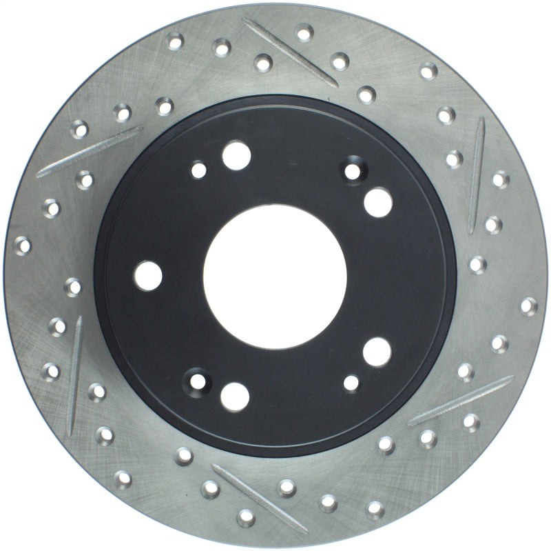 StopTech Honda CR-Z Left Rear Slotted & Drilled Rotor
