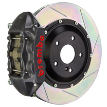 Load image into Gallery viewer, Brembo 99-04 996 Rear GTS BBK 4 Piston Cast 345x28 2pc Rotor Slotted Type1-Black HA