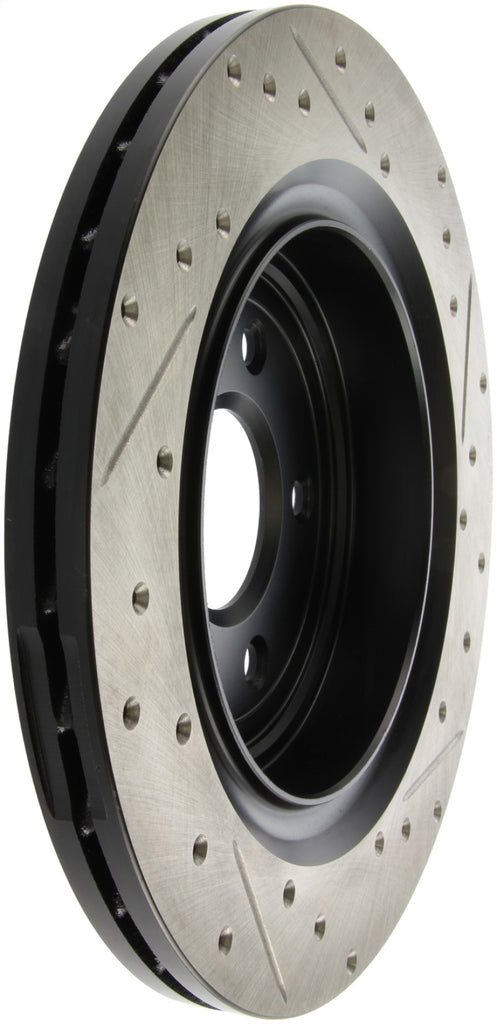 StopTech 06-08 Cadillac XLR-V SC / 06-09 Corvette (Z51) Rear Right Drilled & Slotted Rotor