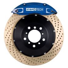 Load image into Gallery viewer, StopTech 06-10 Golf/Jetta Front BBK ST-40 Caliper Blue 2pc 355x32mm Zinc Drilled Rotor