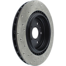 Load image into Gallery viewer, StopTech Drilled Sport Cryo Brake Rotor Left Rear 10-11 Chevy Camaro V8 SS