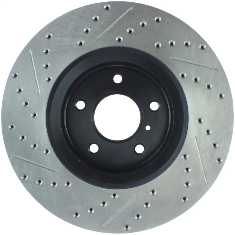 StopTech 11/05 Infiniti FX35/45 SportStop Slotted & Drilled Front Left Rotor