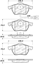 Load image into Gallery viewer, StopTech Street Touring 99-08 VW Jetta / 5/99-05 Golf GTi/GLS Turbo Front Brake Pads