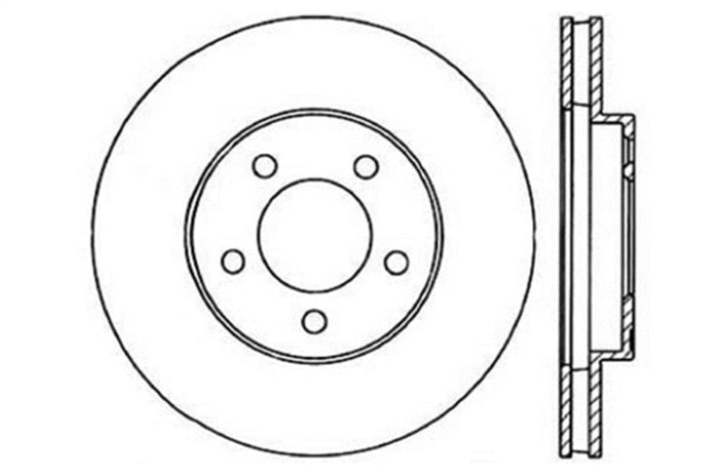 StopTech Slotted & Drilled Sport Brake Rotor