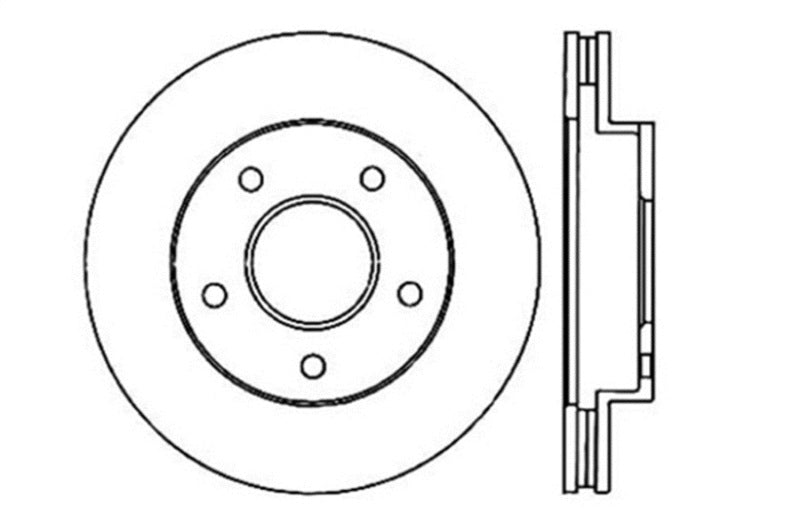StopTech Slotted & Drilled Sport Brake Rotor