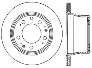 StopTech 90-94 Porsche 911 Carrera 2 (Exc Turbo/Turbo Look/2S Drilled Right Rear Rotor