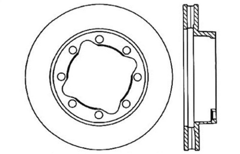 StopTech Drilled Sport Brake Rotor