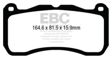 Load image into Gallery viewer, EBC 13-14 Ford Mustang GT500 Orangestuff Front Brake Pads