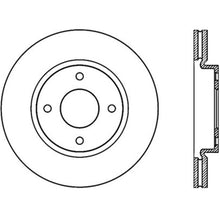 Load image into Gallery viewer, Stop Tech 07-12 Nissan Sentra Slotted Left Front CRYO Rotor