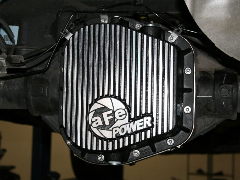aFe Power Rear Diff Cover (Machined) 12 Bolt 9.75in 97-16 Ford F-150 w/ Gear Oil 4 QT