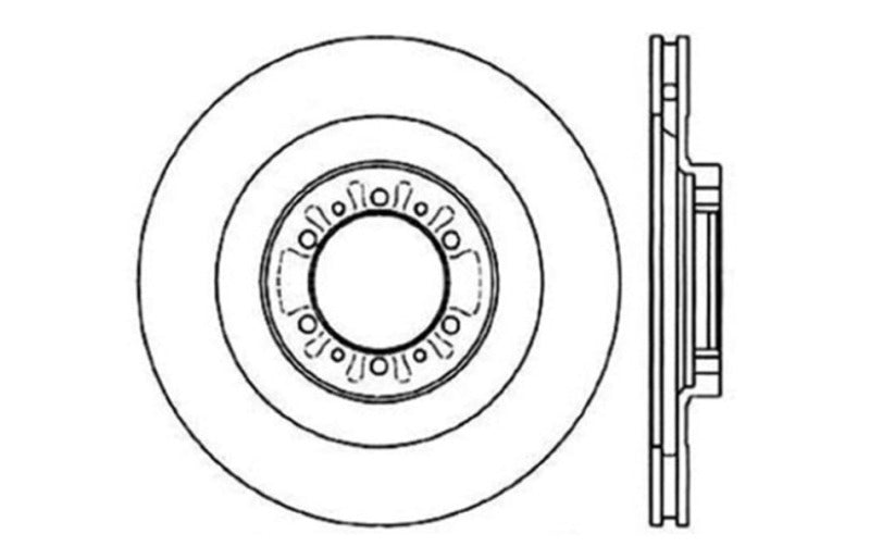 StopTech Drilled Sport Brake Rotor