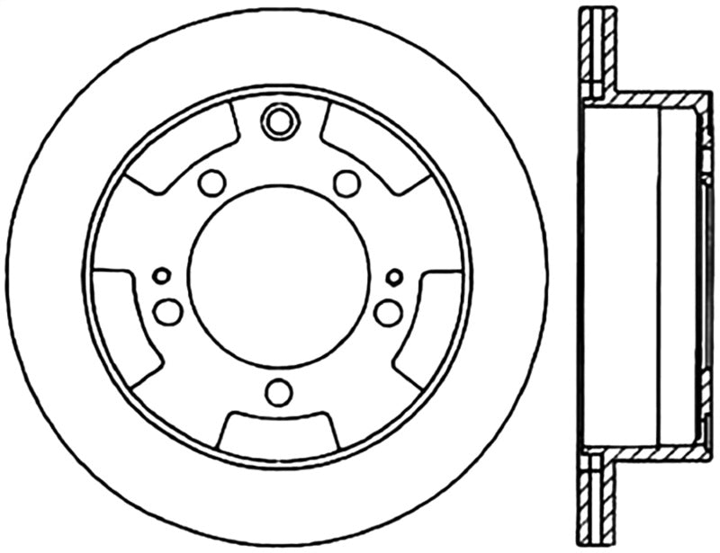 StopTech Drilled Sport Brake Rotor