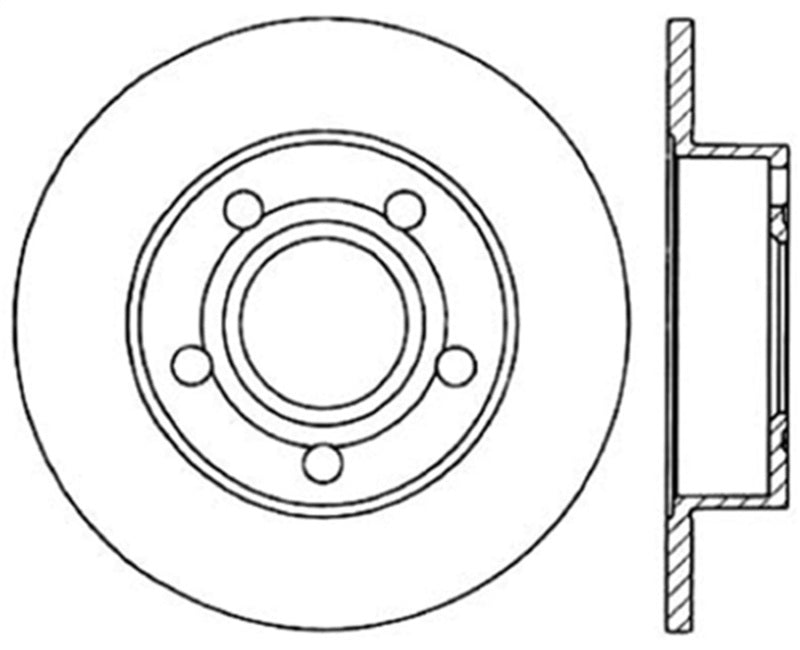 StopTech Slotted & Drilled Sport Brake Rotor