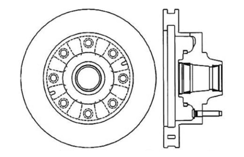 StopTech Drilled Sport Brake Rotor